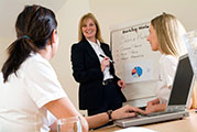 Photo of new dog sitters being trained in dog care