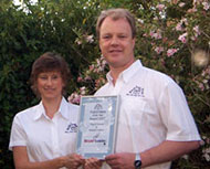 Photo of Tina O'Conner and Stewart Collins - Two of the many Barking Mad dog sitters