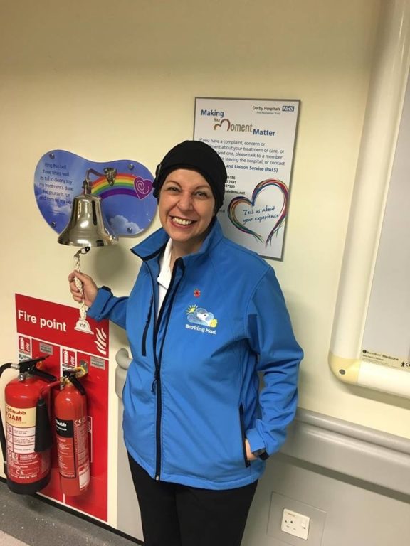Nicola Fairbrass Rings The Bell To Mark The End Of Cancer Treatment