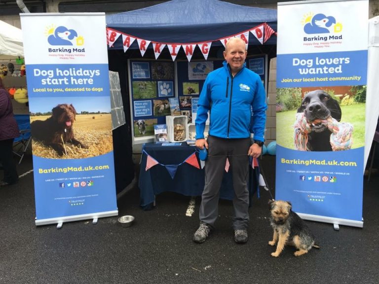 Kevin Matthews Barking Mad Central Lancashire Stand At Show Dog Sitting Home Boarding