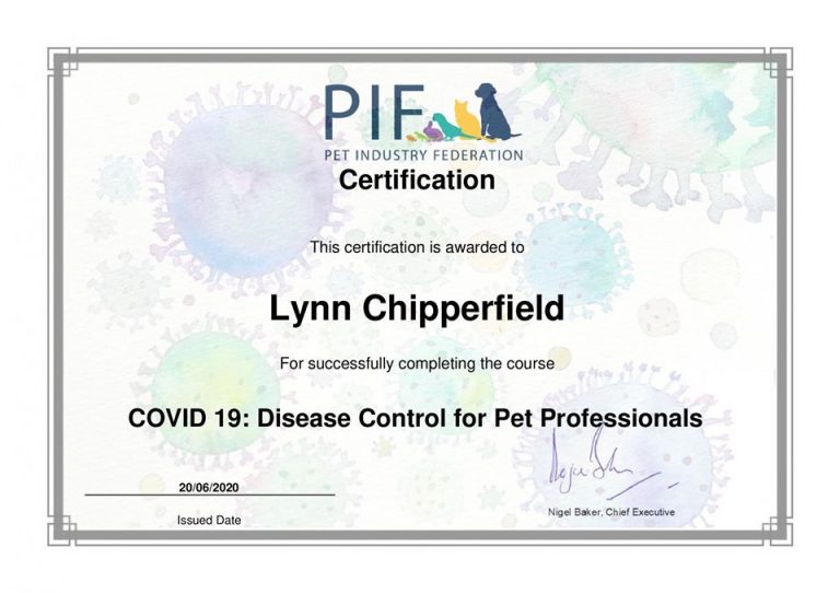 Lynn Chipperfield Pif Certificate