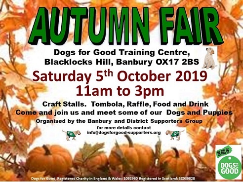 1 Dogs For Good Autumn Fair Banbury