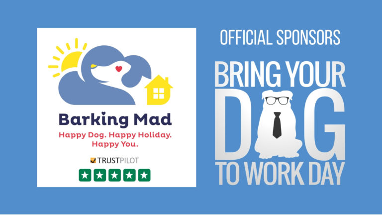 Barking Mad is proud to be official sponsors of Bring Your Dog to Work Day